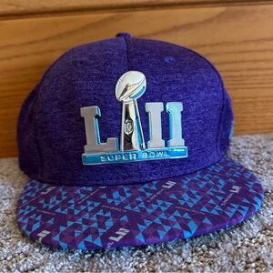 NEW ERA 9FIFTY SUPER BOWL LII (52) HAT EAGLES vs PATRIOT SnapBack LIKE NEW
